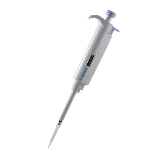 Single-Channel Pipettor, Fully Autoclavable MicroPette Pipettes, 10-100 uL Adjustable Volume Pipettes, Increments of 1 uL, High Accurate Pipettor for Laboratory, Case of 1 - size: 10-100μL (Increments of 1μL)
