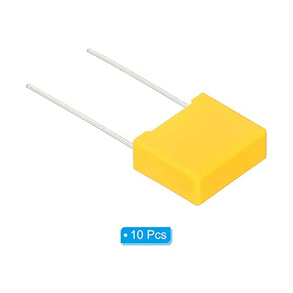 PATIKIL Safety Capacitors, 10 Pack 0.047uF AC 310V 10mm Pin Pitch 13x11x5mm Polypropylene Film Capacitor Assortment Kit for DIY Electronic Products - style: 0.047 uF