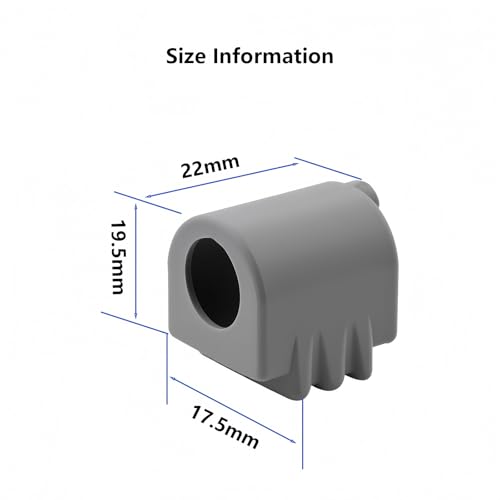 5PCS Silicone Socks for Kobra 3 Max, 3D Printer High Temperature Resistance Hotend Nozzle Silicone Socks Cover for Anycubic Kobra 3 Max Combo - style: Kobra 3 Max