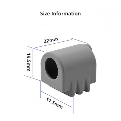 5PCS Silicone Socks for Kobra 3 Max, 3D Printer High Temperature Resistance Hotend Nozzle Silicone Socks Cover for Anycubic Kobra 3 Max Combo - style: Kobra 3 Max