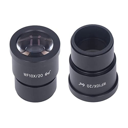 Microscope Lens Laboratory Wf10X Eyepiece 20 Wf10X 20 Wide Angle High Eye 30Mm Body Eyecup Lenses