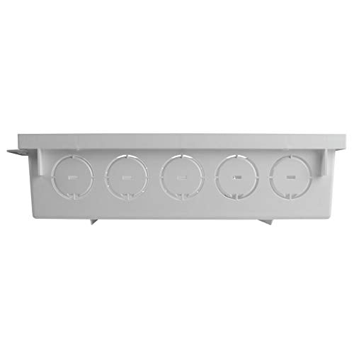 Legrand - OnQ 20 Inch Media Enclosure, Wifi Electrical Box, Cable Management Box for Distribution of Networking Service, Recessed Media Box Lets Signal Through, White, ENP2050-NA - size: 20 inch