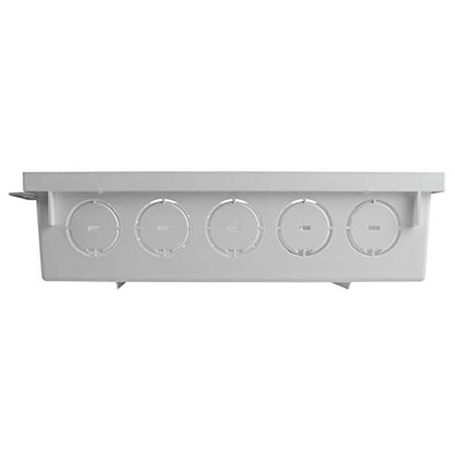 Legrand - OnQ 20 Inch Media Enclosure, Wifi Electrical Box, Cable Management Box for Distribution of Networking Service, Recessed Media Box Lets Signal Through, White, ENP2050-NA - size: 20 inch