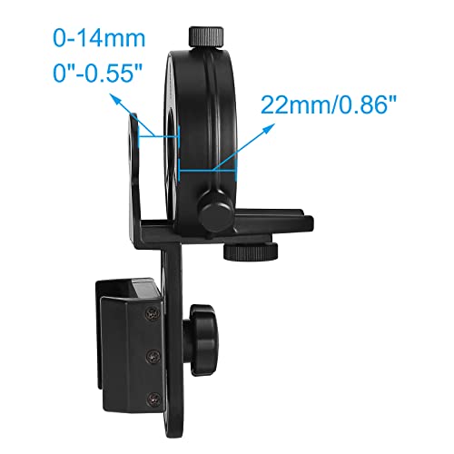 CELTICBIRD - Upgrade Smartphone Scope Adapter Spotting Scope Phone Adapter - Precision Metal Telescope Phone Mount for Spotting Scopes, Binoculars, Monocular, Telescope, Microscope