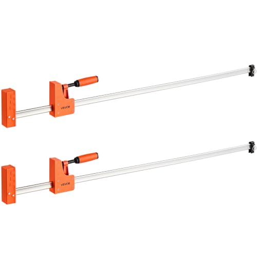 VEVOR 50" Parallel Bar Clamp Set, 1100 lbs Load Limit, 2-Pack - size: 50"(2 Pack), style: Heavy-Duty