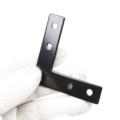 10 Set 2020 Aluminum Extrusion Profile Hardware V T Slot L Brackets - style: 10 sets L with M5