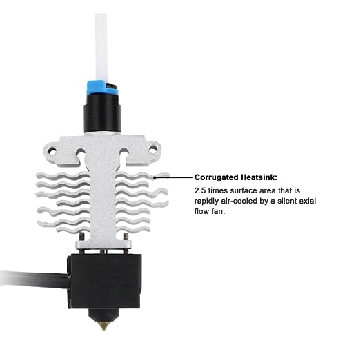 Creality Official Ender 5 S1 Hotend Kit, Upgrade Ceramic Heating Block Kit, Quick Swap Nozzle Kit, High Temperature High Speed Complete Hot End, Original Parts Replacement for Ender 5 S1 3D Printer - style: Ender 5 S1
