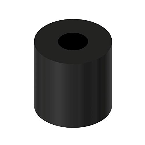 Robosource Black Nylon Spacer 1/2inches Thick, 1/2inches OD 0.194inches ID, 50 Pack for VEX Robotics
