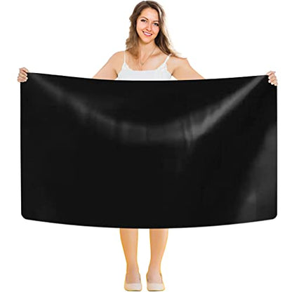 36" x 24" Extra Large Silicone Mat for Epoxy Resin Casting Molds, Nonstick Heat Resistant Craft Mat for Jewelry Making, Clay Crafting, and Countertop Protection - color: Black