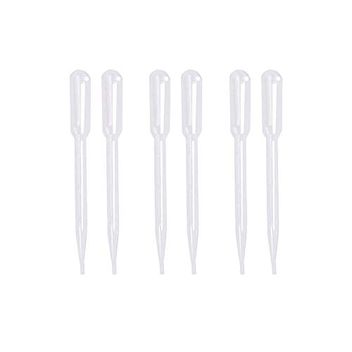Yesallwas Plastic pippets Dropper 1ml 100Pcs, Large Pipette Dropper for Lab Measuring and distributing Liquid (1ml 100pcs) - size: 1ml 100pcs
