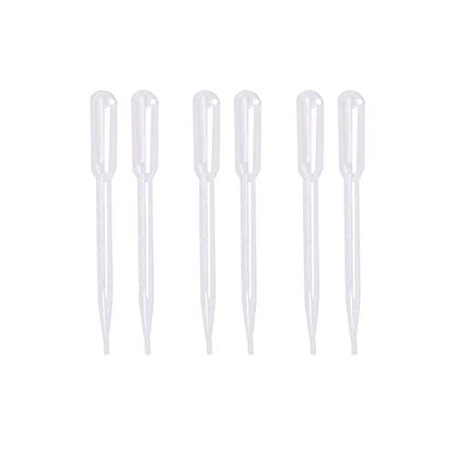 Yesallwas Plastic pippets Dropper 1ml 100Pcs, Large Pipette Dropper for Lab Measuring and distributing Liquid (1ml 100pcs) - size: 1ml 100pcs