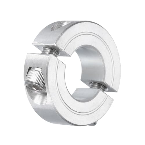 uxcell Double Split Clamp-On Shaft Collar for 3/4" 1-1/2" OD 1/2" Thick - size: 3/4"