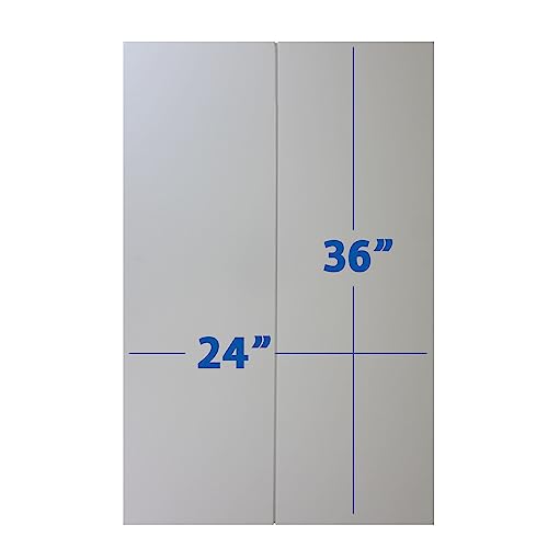 Flipside Products 36” x 48” Foam Project Boards for Presentations, Science Fair, School Projects, Event Displays and Trifold Picture Board - White 3/16" Thick - 10 Pack - color: White, style: 10 Pack