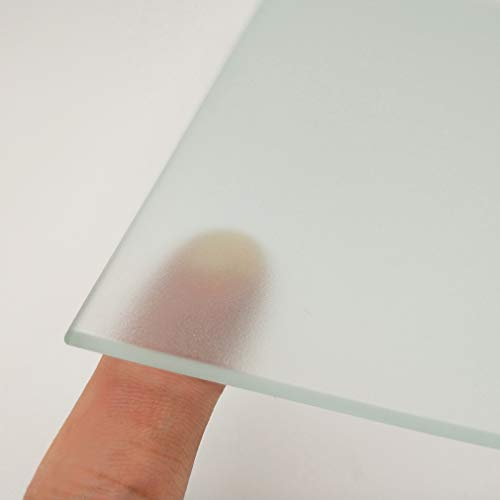 Strong Adhesion Hot Bed Glass Plate 220 x 220 x 3mm for Prusa i3 3D Printers Mega Mega-S MK2 MK2A, ANET A8, A6, Tevo Tarantula, Reprap, Mendel