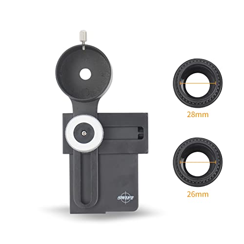 Swift Microscope Lens Adapter, Smartphone Camera Adapter Mount, Microscope Accessory (26mm28mm)