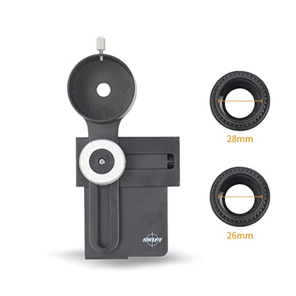 Swift Microscope Lens Adapter, Smartphone Camera Adapter Mount, Microscope Accessory (26mm28mm)