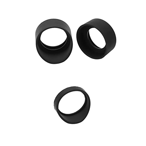 Binocular Eye Cups Replacement,Rubber Eye Cups for Binoculars,Microscope Rubber Eye Binocular Eye Cups for telescopes 3pcs Microscope Eyepiece Eyeshields Soft Rubber Eyepiece Covers for SW SM ZM