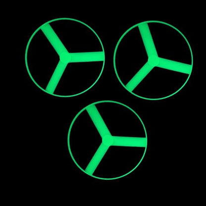 3-Pack Fans Compatible with Snap Circuits 6SCM1F M1 Motor - color: Green Glow