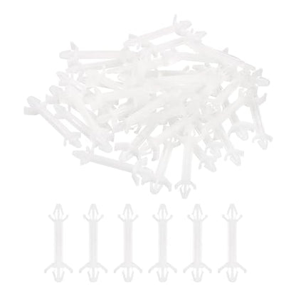 PATIKIL 60PCS PCB Board Isolation Column, Nylon Reverse Locking Circuit Board Clips Standoff Double Head Insulation Bracket Support Height 25.5mm /1" - size: 25.5mm /1"