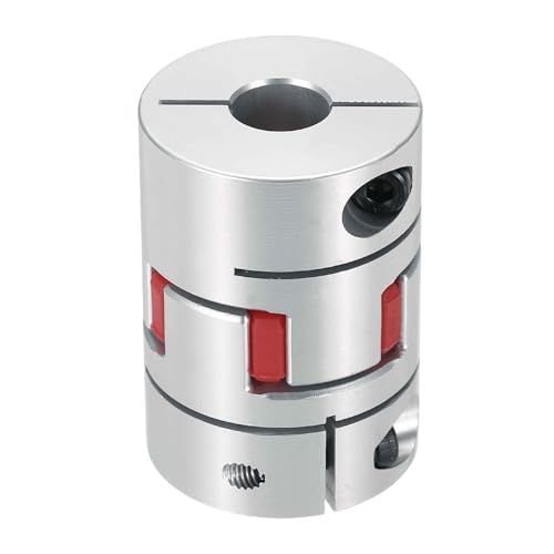 MECCANIXITY Aluminum Shaft Coupling 10mm to 12mm Flexible Spider Coupling L50mm x D35mm Coupler Jaw Spider Shaft Joint Connector for 3D Printers DIY Encoder CNC Router Milling Machine - size: D35mm Fit 10mm to 12mm