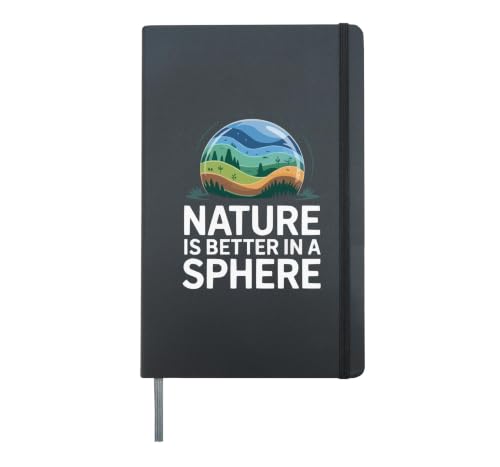 Project Ecosphere Making Education Science Experiment Hardcover Journal, Black