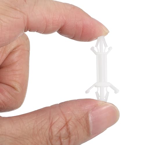 PATIKIL 60PCS PCB Board Isolation Column, Nylon Reverse Locking Circuit Board Clips Standoff Double Head Insulation Bracket Support Height 16mm /0.63" - size: 16mm /0.63"