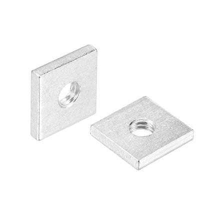 uxcell Square Nuts M6x16mmx3mm Zinc-Plated Metric Coarse Thread Assortment - size: M6x16mmx3mm