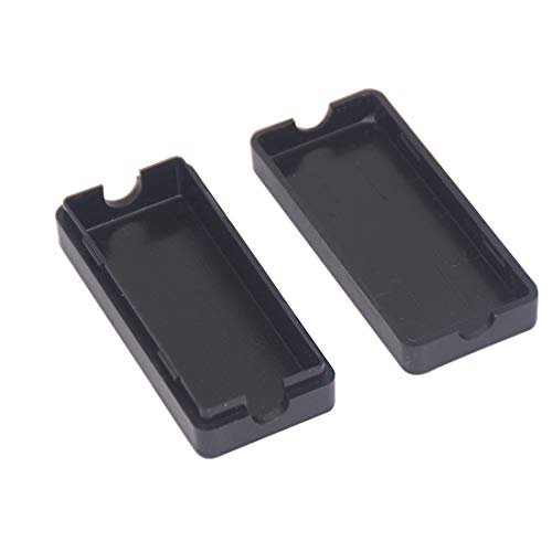Zulkit 8Pcs Project Boxes ABS Plastic Electrical Project Case Power Junction Box Black 2.36 x 0.98 x 0.63 inch(60x25x16mm) - color: 8 PCS, size: 2.36" x 0.98"x0.63"