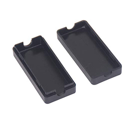 Zulkit 8Pcs Project Boxes ABS Plastic Electrical Project Case Power Junction Box Black 2.36 x 0.98 x 0.63 inch(60x25x16mm) - color: 8 PCS, size: 2.36" x 0.98"x0.63"