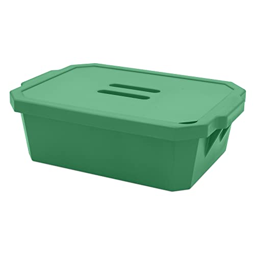 SP Bel-Art Magic Touch 2 High Performance Green Ice Pan; 9.0 Liter Maxi Model, With Lid (M16807-9104) - color: Green, size: 9 L Pan