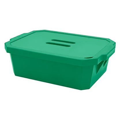 SP Bel-Art Magic Touch 2 High Performance Green Ice Pan; 9.0 Liter Maxi Model, With Lid (M16807-9104) - color: Green, size: 9 L Pan