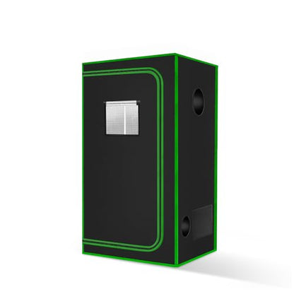 Small Grow Tent for Aerogarden，18”x18”x36” ，Hydroponics Growing System ，Highly Reflective 600D Diamond Mylar Canvas with Ventilation window and Floor Tray for Hydroponic Indoor Plant Growing - size: 18”x18”x36”