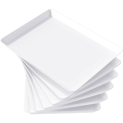 Lifewit 6 Pcs Extra Large Serving Trays for Party, 16" x 12" Food Platters - size: Extra Large (16" x 12")
