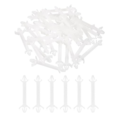PATIKIL 60PCS PCB Board Isolation Column, Nylon Reverse Locking Circuit Board Clips Standoff Double Head Insulation Bracket Support Height 35mm /1.38" - size: 35mm /1.38"