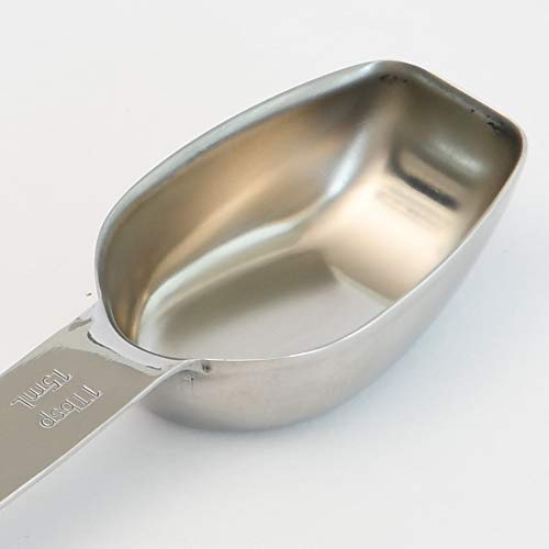 AllSpice Stainless Steel Double Sided Measuring Spoon- Teaspoon and Tablespoon - size: Tablespoon / Teaspoon