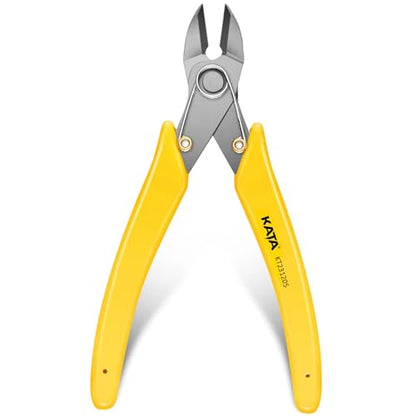 KATA 6" Wire Cutters, Stainless Steel Flush Cutters for Crafts, Electronics - color: 6 Inch