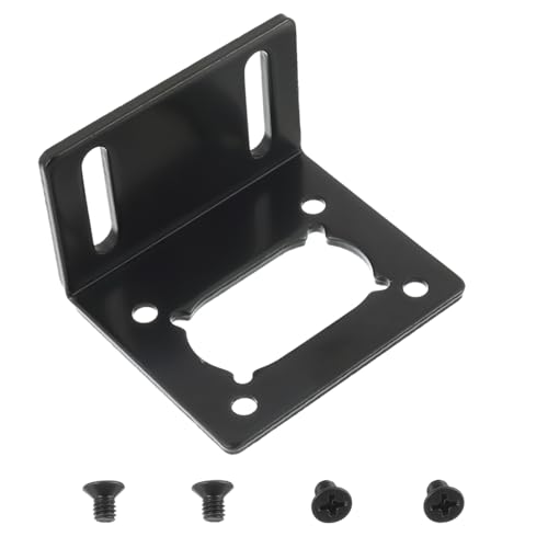 370 5840 Single-Side Bracket Mounting Worm Gear Motor Fixed Fastener DIY Parts DC Motor Holder Bracket with Screw