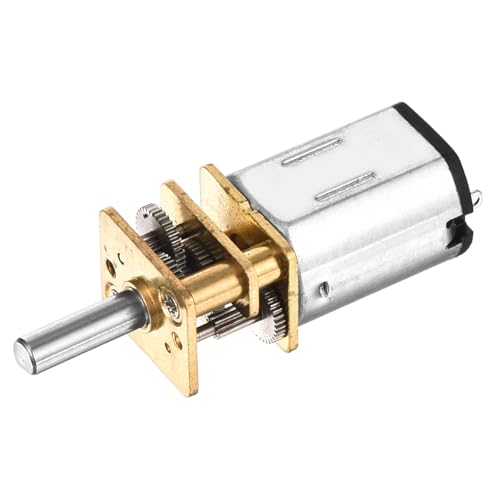 DMiotech 6V 200RPM Rated Torque 4 Output Shaft Length 10mm Micro DC Speed Reduction Motors Mini Metal Gearbox Motor for RC Car Robot Model DIY RC Toys Engine - style: 200RPM
