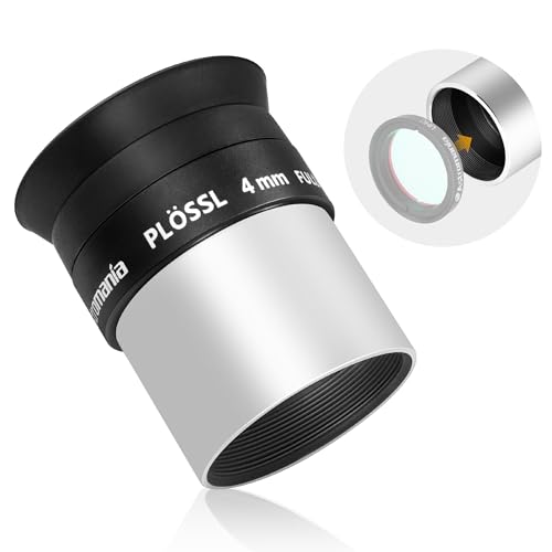 Astromania Telescope Eyepiece 1.25 Inch Plossl Eyepiece Telescope Lense 4mm - size: 1.25" - 4mm