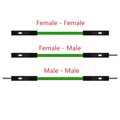 Breadboard Jumper Wires Cable kit Male Female Multicoloured Wire Compatible for Arduino Raspberry Pi Protoboard PCB Board (90PCS) ﻿