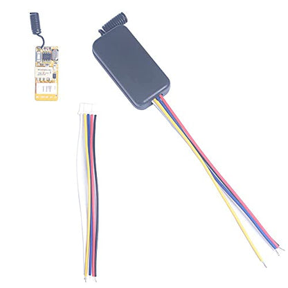 Micro Wireless Relay Switch, Momentary 433MHz RF DC 3.3-12V 5V - color: Mometary 433MHz
