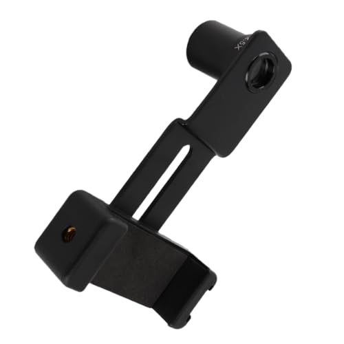 Microscope Lens Cellphone Adapter, Microscope Smartphone Camera Adapter Mount with 12.5X Eyepiece, for Eyepiece Tube 23.2mm, Fits Smartphones with a Width of 70 to 90mm