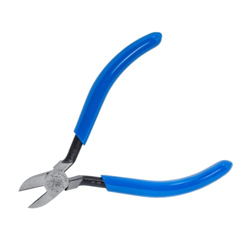 Klein Tools D257-4 Diagonal Cutting Pliers with Beveled Edges, 4-Inch - style: Standard