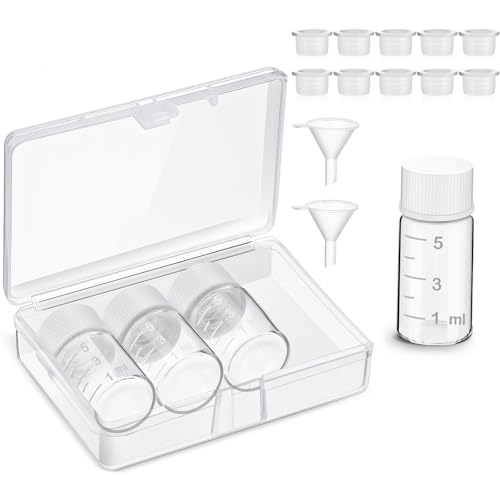Baderke 4 Pcs Liquid Medicine Travel Container, Clear,5ml - color: Clear, size: 5ml