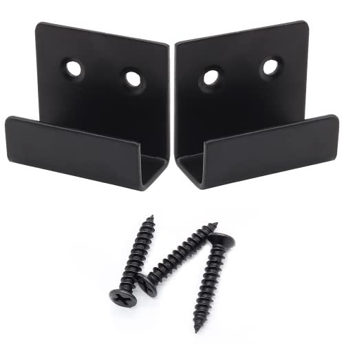 8 Pcs 15mm Stainless Steel Tile Bracket, Black U Bracket - size: Black 15mm/0.59"