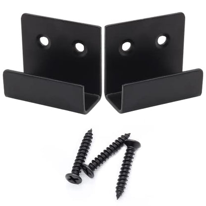 8 Pcs 15mm Stainless Steel Tile Bracket, Black U Bracket - size: Black 15mm/0.59"