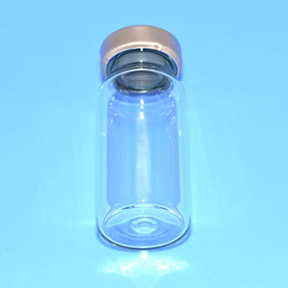 SHAOTONG 10ml Glass Vials for Injections - Transparent vial (A-10Pcs)