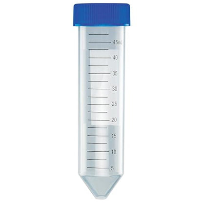 United Scientific™ 50mL Centrifuge Tubes, Pack of 50 – Sterile, Conical Polypropylene Tubes with Leak-Proof Screw Caps, Plastic Containers with Black Graduations & White Writing Space