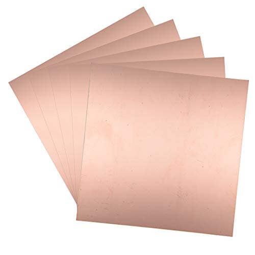 uxcell Double-Sided Copper Clad Laminate PCB Circuit Board, FR4 200x200mm 7.87x7.87 inch, 1.5mm Thickness DIY Prototyping PCB Board, Name Board, 5pcs - size: 200mmx200mmx1.5mm