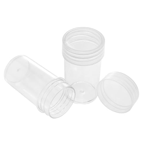 12Pcs Clear Plastic Vials for Diamond Painting Storage